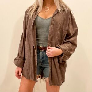 Vintage Plaid Gingham Button Down Shirt